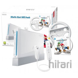 Mario Kart Wii Pack Plus White Nintendo Wii