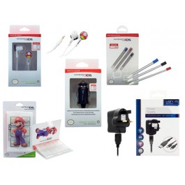 3DS Bundle - Stylus Pack + Power Supply + Earbuds +Organiser + Car Adaptor