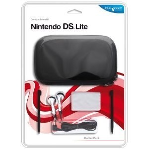 Blue Ocean Accessories Black Starter Pack for DS Lite (Nintendo DS)