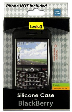 Silicone Case and Screen Protector for BlackBerry Bold 9700 Phone