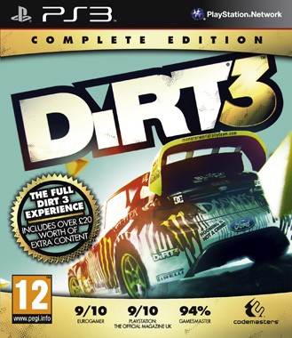 Dirt 3 Complete Edition Driving Game Sony PS3