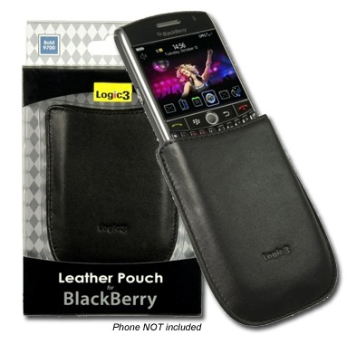 Leather Pouch for BlackBerry Curve and Bold 9700
