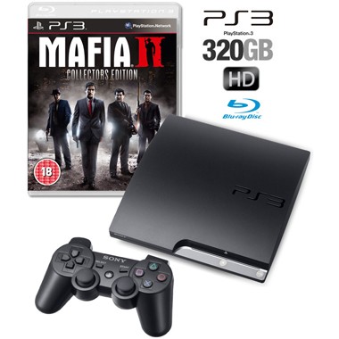 Sony PS3 Console 320GB with Mafia 2 Collectors Edition