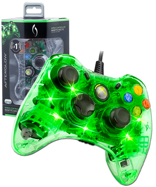 PDP Afterglow Wired Controller with SmartTrack Technology Green Xbox