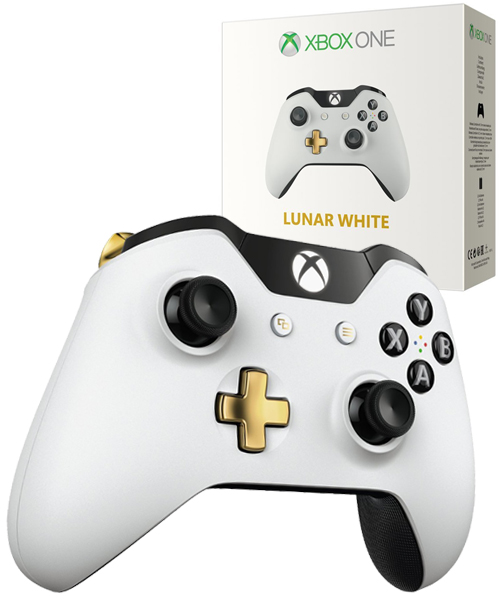 Official Xbox One Special Edition Lunar White Wireless Controller NEW